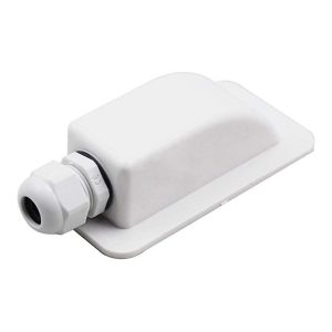 BASE BLANCA PASA CABLES CARAVANAS 1 ENTRADA CYM-POWER 01649