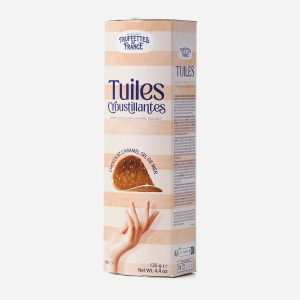 TEJAS CHOCOLATE CON LECHE Y CARAMELO 125g