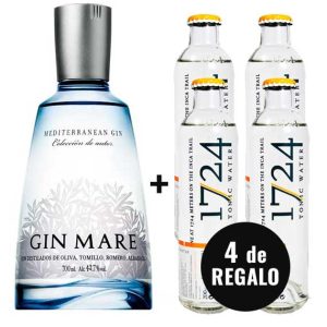 Pack Gin Mare + 4 1724 Tonic Water Gratis