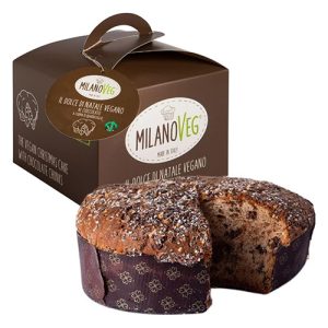 Panettone Vegano Clasico con chocolate 750g, MilanoVeg