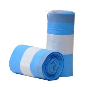 Bolsa Basura azul 30L Autocierre 55X60 (15 uds)