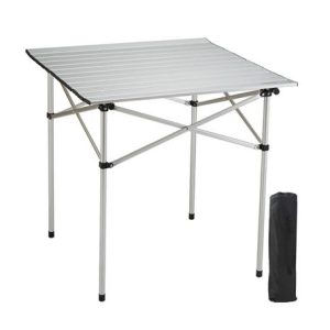 MESA DE CAMPING PLEGABLE ALUMINIO 70X70CM DONNA GARDEN DG1393