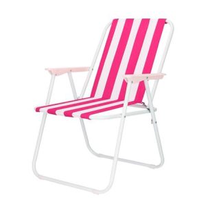 SILLA DE PLAYA 42X52X75CM ROSA SERIE SAVONIA DONNA GARDEN DG1355