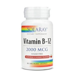 Vitamina B12, 90 caps. 2000mcg, Solaray