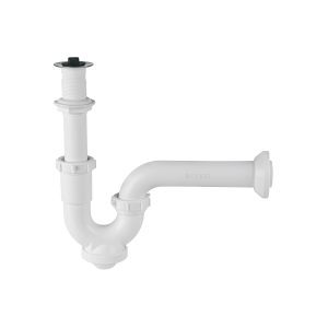 Céspol rígido 1-1/4″, con contra, polipropileno, para lavabo