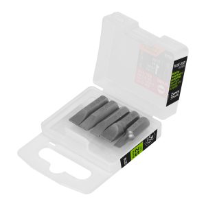 Estuche con 5 puntas planas combinadas largo 1″, Expert