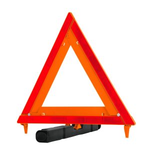 Triángulo de seguridad, 17″, con estuche plástico, TRUPER