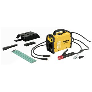 Mini soldadora inversora 100A, 127V, PRETUL